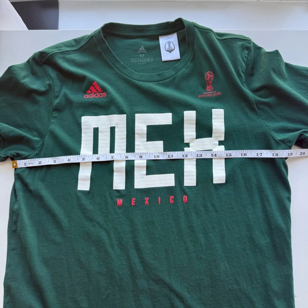 Adidas Mexico Tee FIFA World Cup Russia 2018 Size Medium